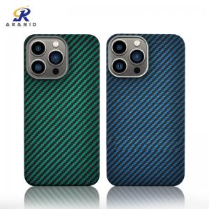 China OEM Mixed Color Matte Aramid Fiber iPhone 13 Pro Case on sale