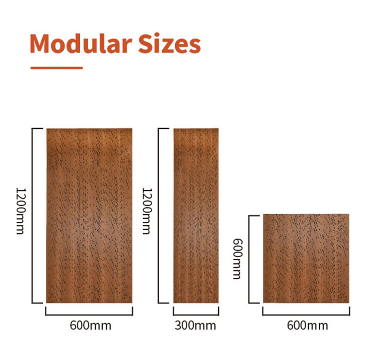 Wood Perforted Acoustic Wood Ceiling Panels Sound Absorption And Art Decoration