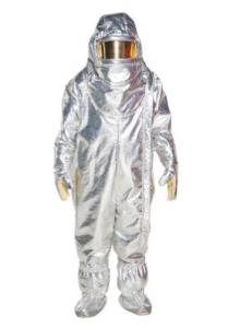 Quality Aluminum Foil Thermal Insulation Suit Clothing No Melting With Silver Color wholesale