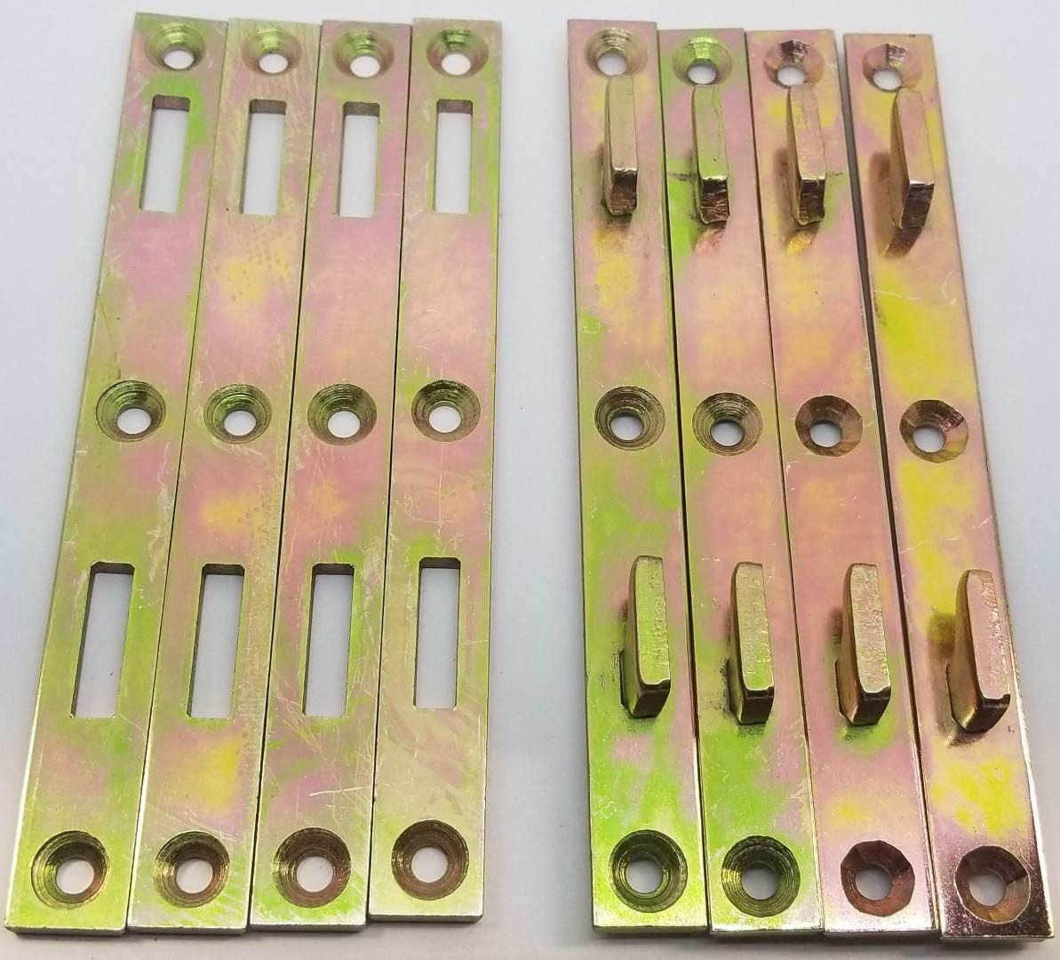 Galvanized Sheet Metal Bed Frame Connecting Bracket for 2mm Thick Bed Sheet Fasteners