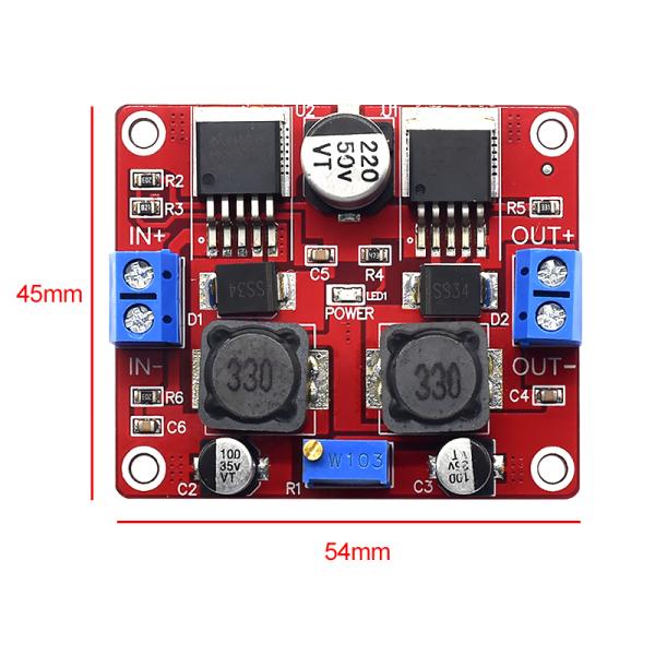 CA-2577 DC-DC Automatic Voltage Regulation Module Compatible With Solar Panel LM2596S 3A Step Down/Up Module