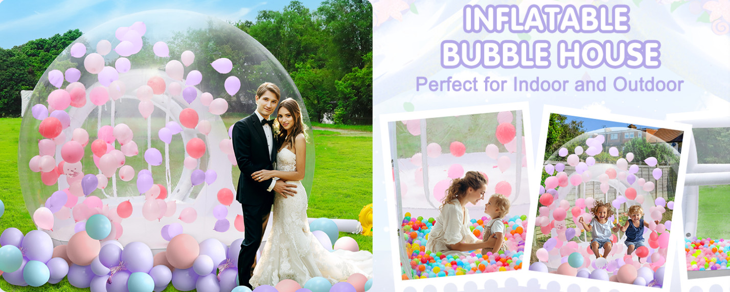Commerical Inflatable Bubble House Parties Decor Transparent PVC Dome Balloon