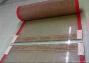 China Weather Resistant PTFE Fabric , 0.5×1mm PTFE Mesh Belt Premium Grade on sale