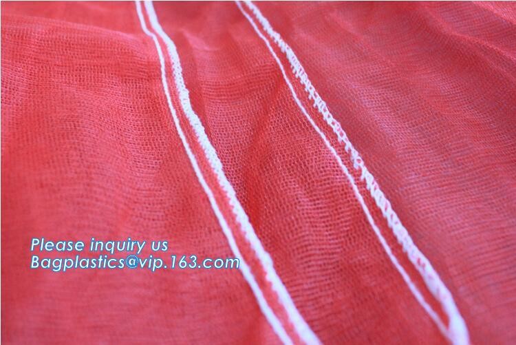 Plastic mesh net raschel bag in roll for automatic packing,Plastic raschel raschel PE fruit mesh net bag, bagease, pack