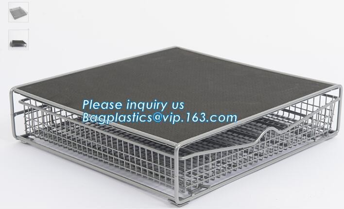 decorative laundry metal wire material storage basket, Vintage Metal Chicken Wire Removable Fabric Hanging Storage Baske