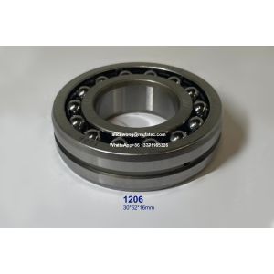 Quality 1206 automotive bearings with oil slot 30*62*16mm wholesale