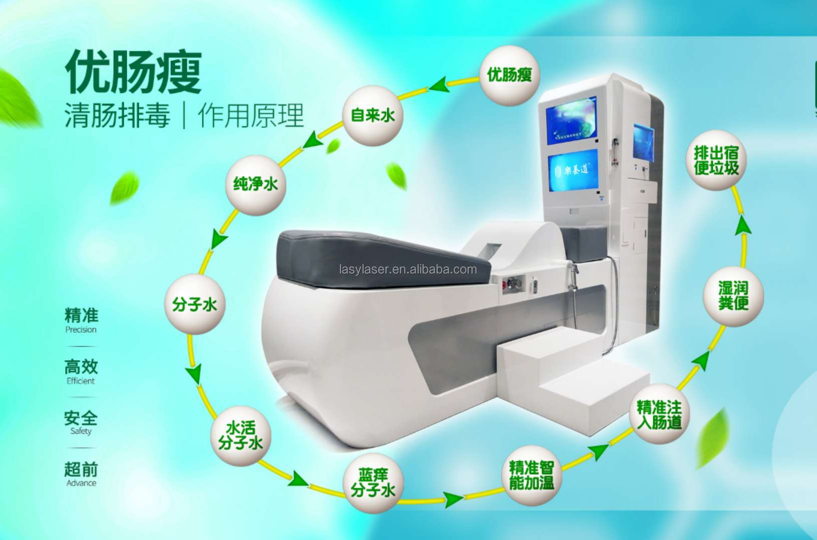 220v 380v Body Sculpting Machine , Super Steam Colon Hydrotherapy Machine