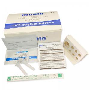 Quality Home Antigen Nasal Swab Test Kit 95.6% Sensitivity Home Covid 19 Rapid Test Kit Nasopharyngeal Swab Kit CE wholesale