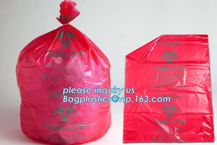 autoclavable Biohazard Collection Bags, 40 Gallon Biohazard Garbage Bag, ldpe biohazard plastic bags, bagplastics, pac
