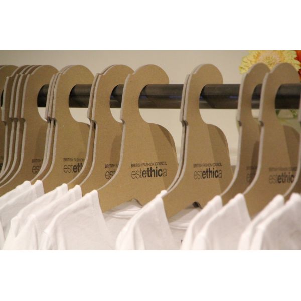 FSC Eco Friendly Multi Shape Cardboard Hangers With Clips For Adult Clothes