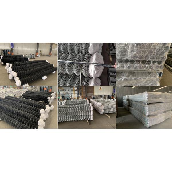 5ft 6ft 2m 3m Galvanized Diamond Chain Link Fence Corrosion Protection