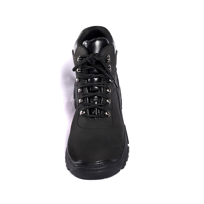 Anti Static Genuine Leather Work Anti Puncture Anti Smashing Boots Steel Toe Steel Plate Safety Shoes