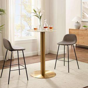 China Multiscene Small Chrome Cafe Table Practical Anti Abrasion For Home on sale