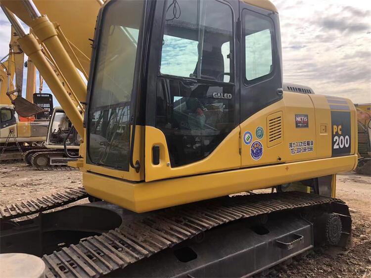 90% Used Komatsu PC200-7 Excavator Second Hand Original Japan with Good Condition