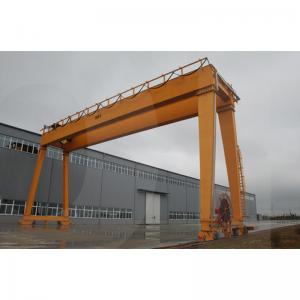 China 20 Ton A Type Industrial Double Beam Movable Gantry Crane With Rail on sale