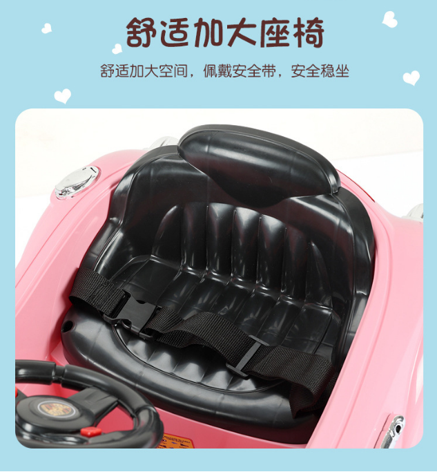 Remote Control Electric Ride On Car for Kids 70KG Load-bearing Baby Motorcycle Toy Vehicle