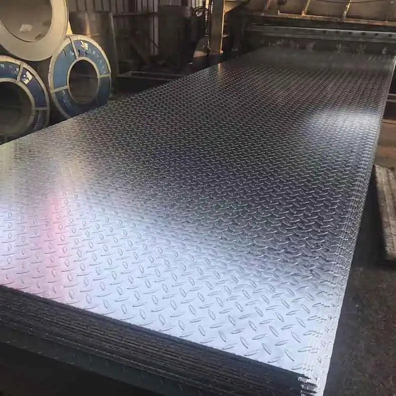 201 304 316 2b Finish Checkered Stainless Steel Sheet 1000mm Width cold rolled