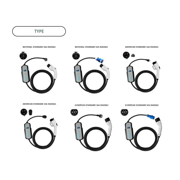 20 Amp 10 AWG EVSE Home Charger EV EVSE Type 2 Double Pole