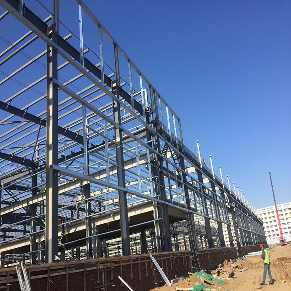 Customized Logo Steel Structure Warehouse For H Beam Beam Working Scope Fabrication