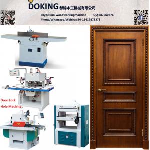 China Solid wooden door production line wood door making machines on sale