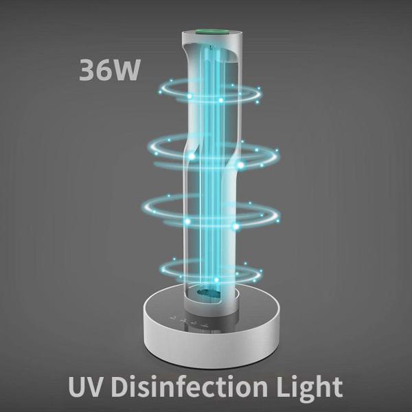 Aluminum Housing UV Sterilizer Lamp , 254nm Ultraviolet Uv Sterilizer 230V Sliver Color