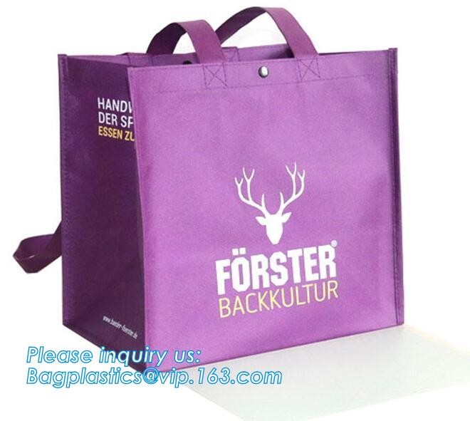 Classic Black Non Woven Fabric Shopping Carry Bag Wholesale Non woven Bag Printable Bags With Handle, company, limited
