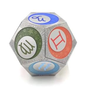 Quality Zinc Alloy Zodiac Signs Segment Personalized Medal Twelve Segmented Constellation wholesale