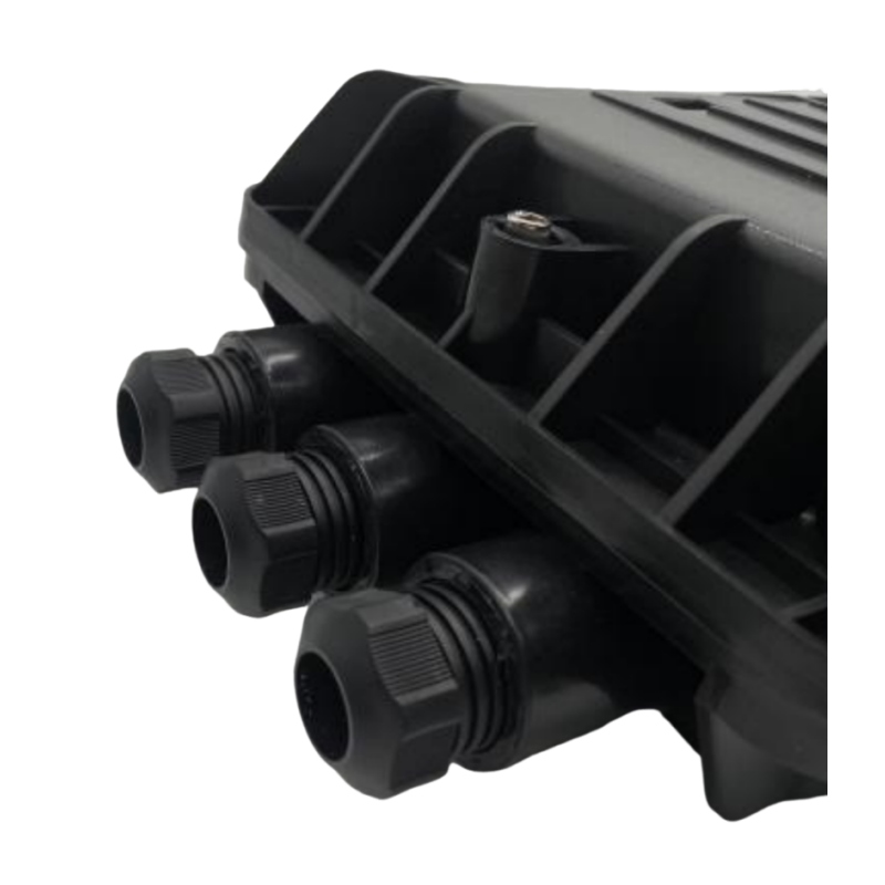 12-48 Cores Outdoor Waterproof PP GF Silicon Rubber 2/3IN-2/3OUT Splice Box for FTTX