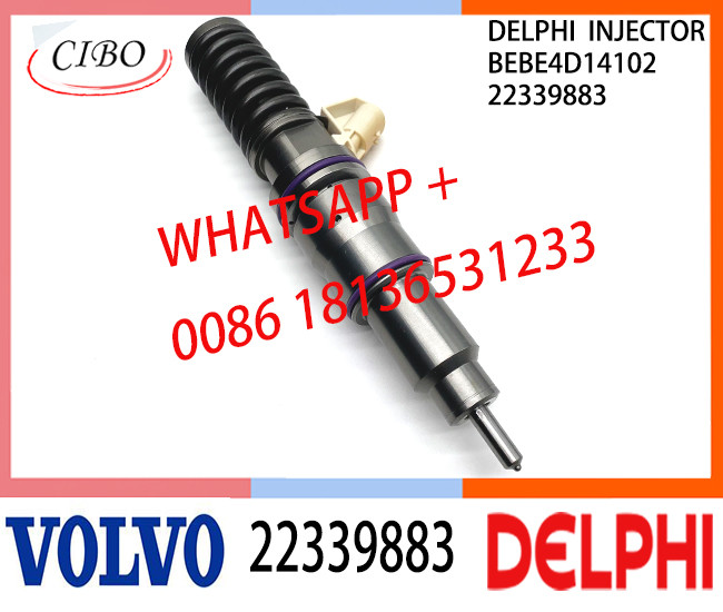 22339883 BEBE4D14102 Fuel engine Diesel Injector 22339883 BEBE4D14102 E3.18 for VOL D16 STAGE 111A