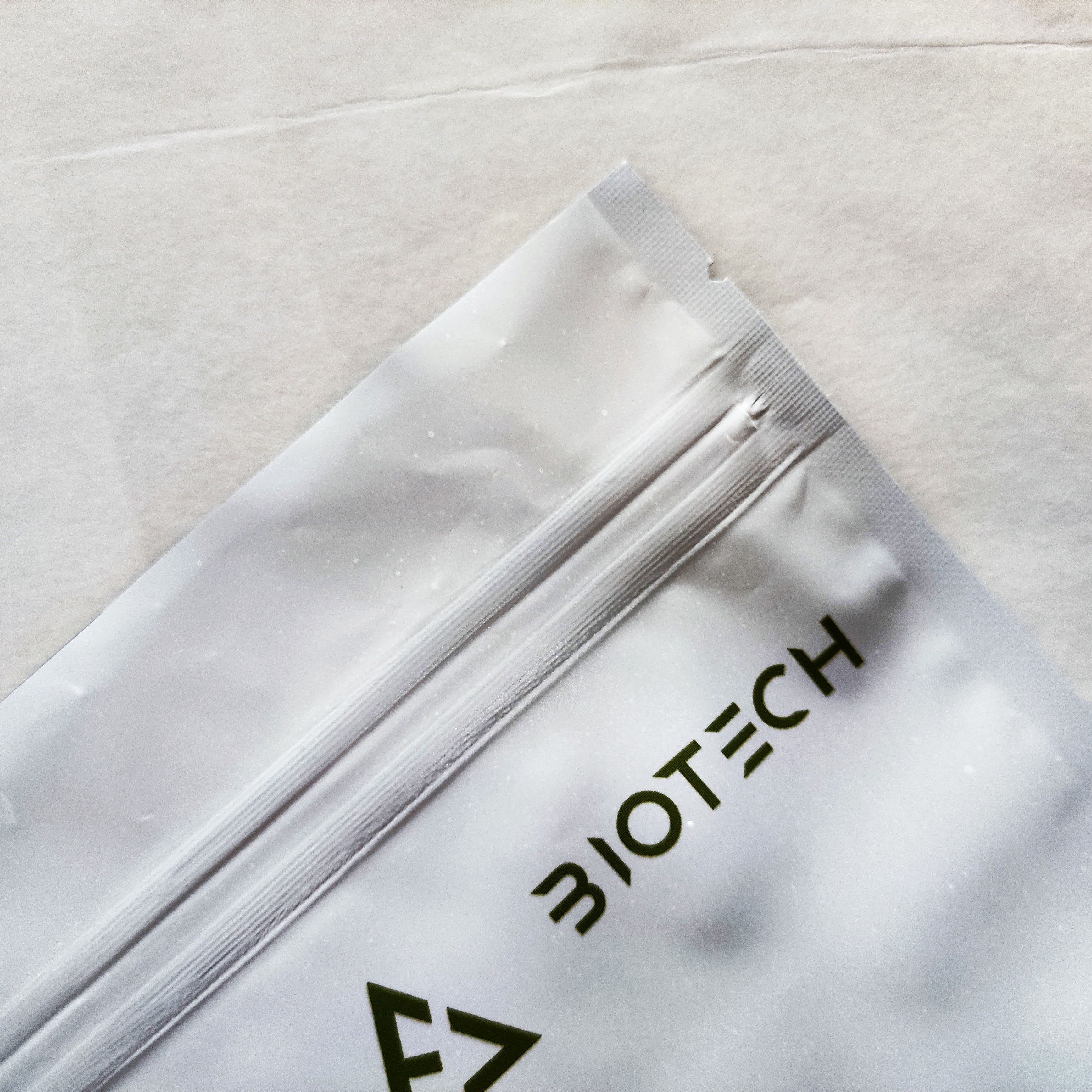 Mylar Biodegradable Stand Up Pouches 350g Tea Food Packaging With ziplockk