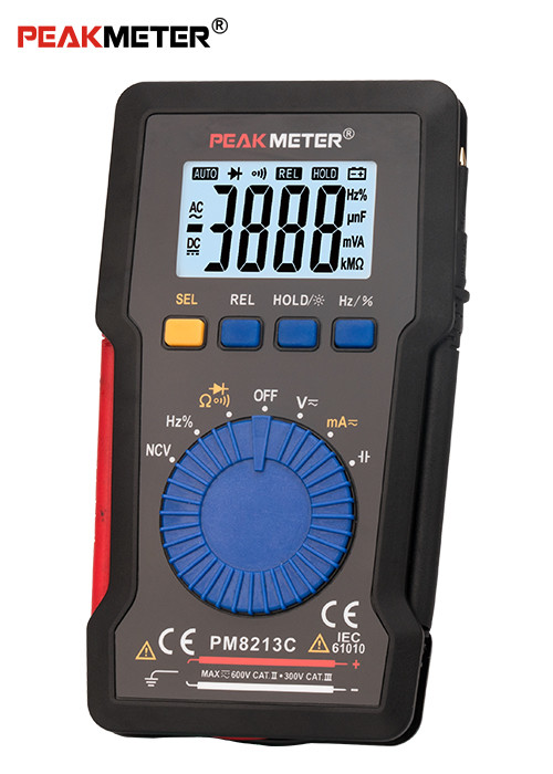 Ultrathin Mini Handheld Digital Multimeter NCV Tester And Auto Range Stable Performance
