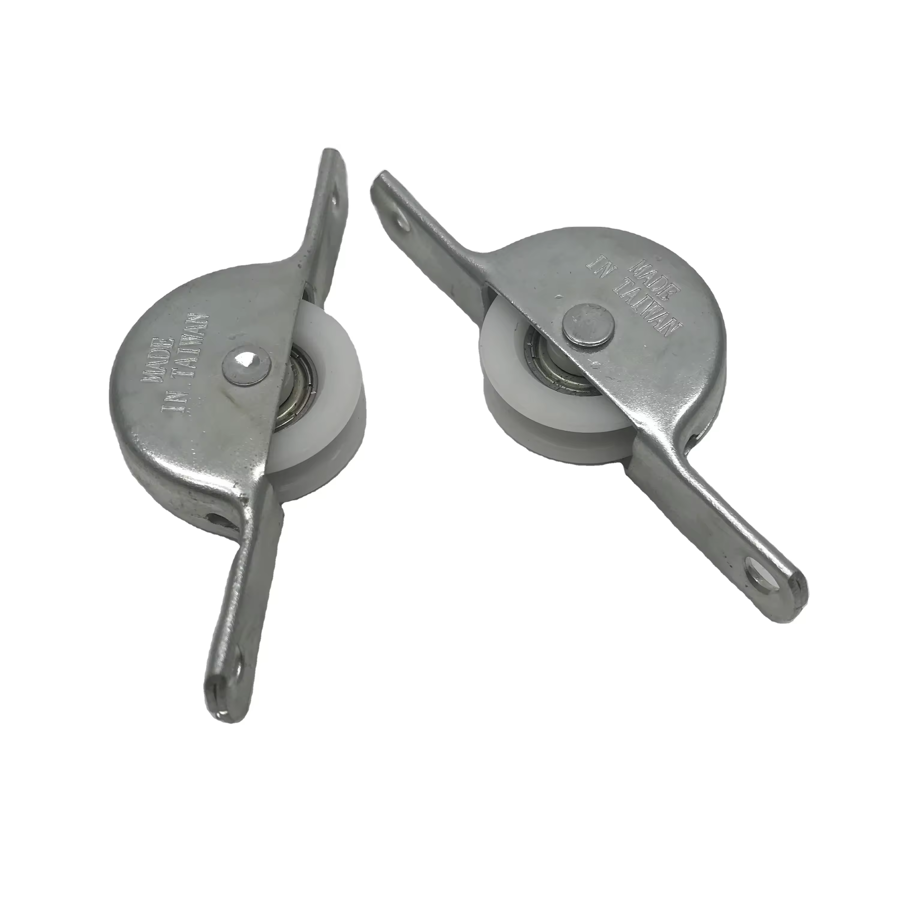 Quality 24mm Reinforced Aluminium Sliding Hanging Door Wheels Replacement wholesale