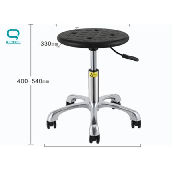 Esd Chairs Safe Lab Chairs With Wheels Use For Cleanroom PU Material