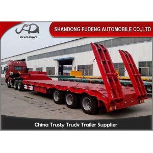 Quality Mechanical Ladder 70T 11.00R20 13M Low Bed Semi Trailer wholesale