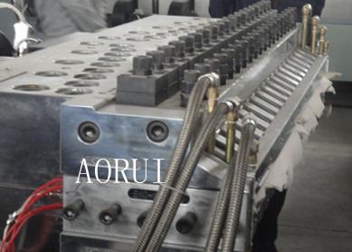 Cheap automatic WPC Door Board Extrusion Line With Double screw for sale