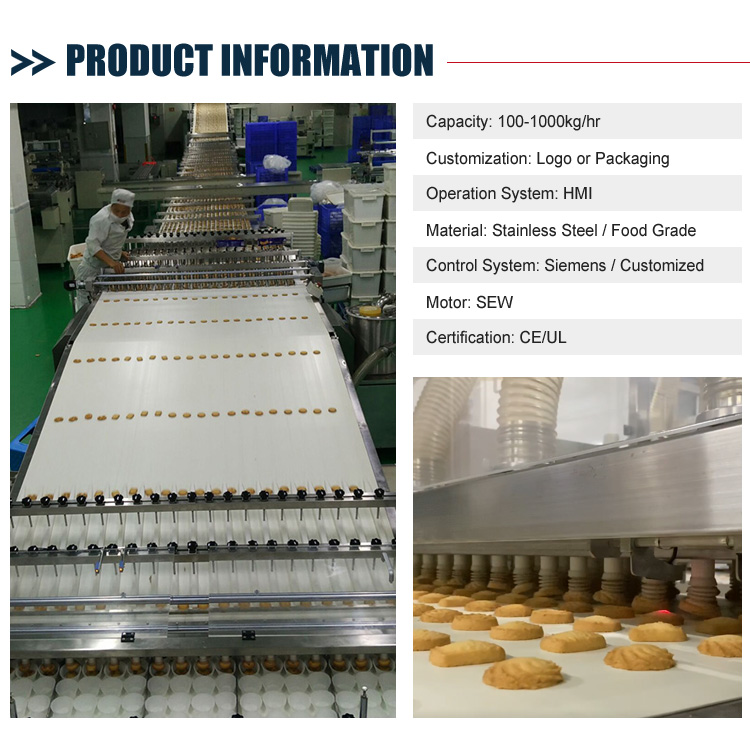 Food Industry Biscuit Packing Machine Automatic Paper Cup Laoding System