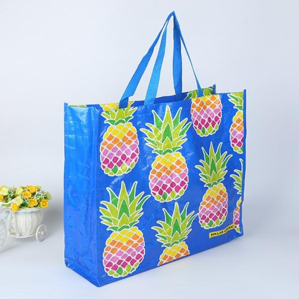 Custom Laminated Polypropylene Non Woven Shopping Bag Environmentally Friendly