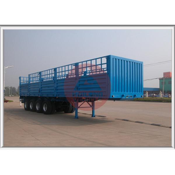 4 Axle Sea Container Trailer , 20ft Container Transport Trailer Diversified Fence Abrasive Blasting