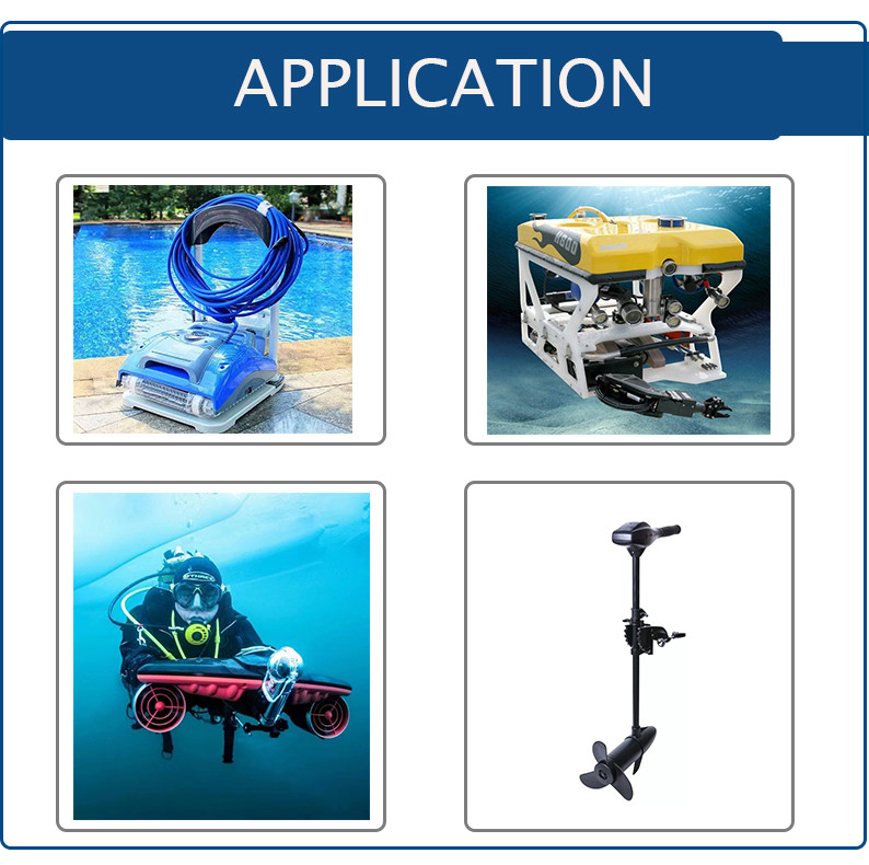 IP68 Underwater Robot Waterproof Brushless Motor Anti Salt Crystallization 30M Depth