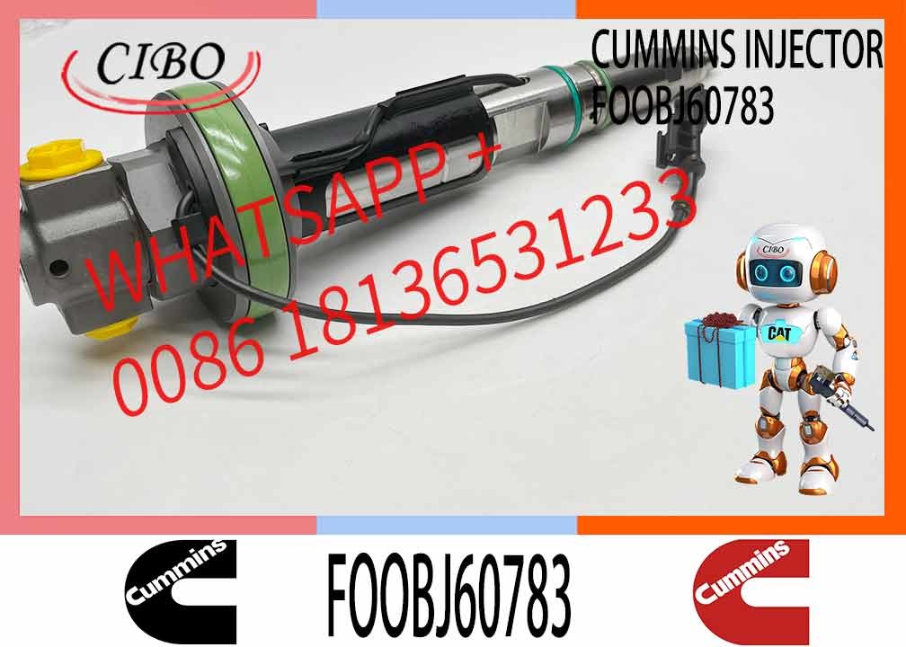 Construction Machinery Parts Fuel Injector For QSK19 Diesel FOOBJ60783 For CUMMINS Diesel Engine