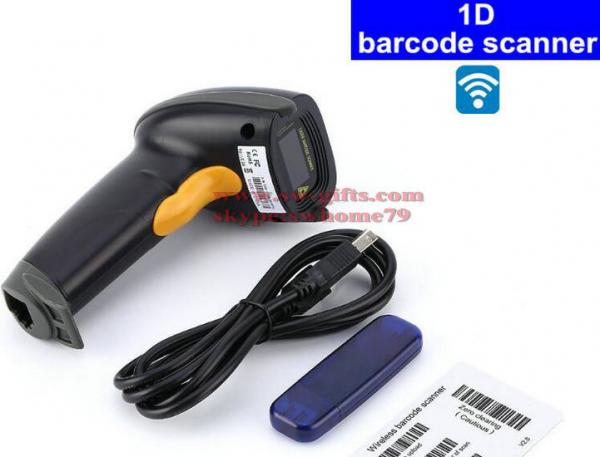 Cheap Wireless Laser Barcode Scanner Long Range Cordless Bar Code Reader for POS and Inventory for sale