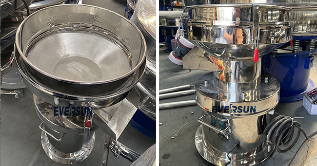 Factory Custom High Frequency Vibrating Screen Stainless Steel Food Grade Slurry Screening
