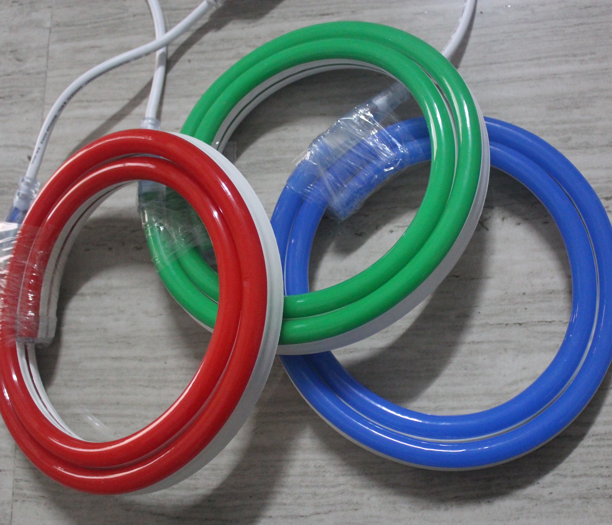 High quality smd2835 flex led neon lights strip 24v neon flexible tube ultra slim 11x18mm red Color jacket PVC