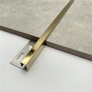 China Stainless Steel U Channel Decorative Brass Profile Floor Inlay Ss Gold Tile Trim Floor Trim on sale