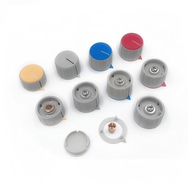 4mm Shaft Plastic Knob For Orange Potentiometer Application