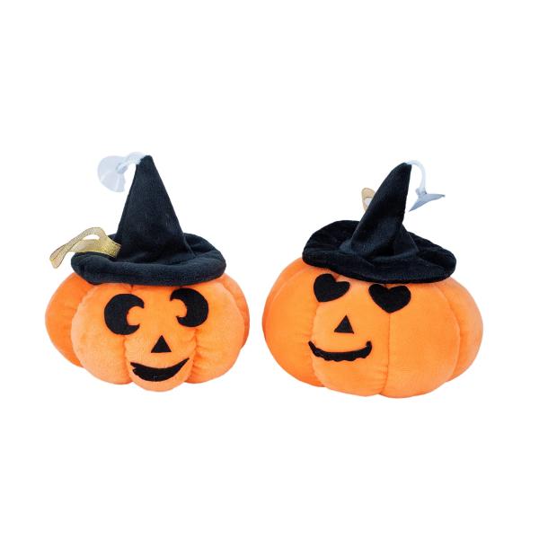 Customized Images Holiday Stuffed Animals Horror Pumpkin Plush Toy ODM OEM