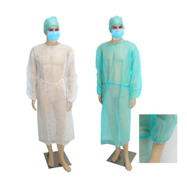 Quality Blue Disposable Surgical Isolation Gown with PP PE Material wholesale