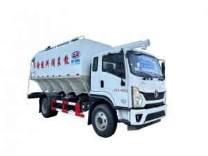 China Bulk Animal Feed Fodder Tank Transport Truck 7.00-16 Tyre 232/315 Kw / Hp on sale