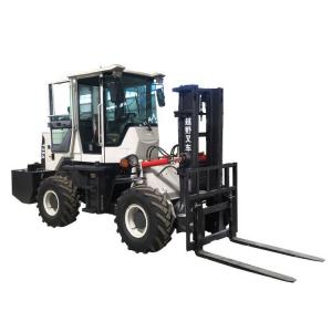 Quality Loading And Unloading Forklift White Construction Lift Fork Truck 6000kg wholesale