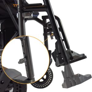 Lightweight Folding Electric Powered Wheelchairs Multifunction 6km/H